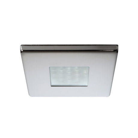 Quick Edwin C Downlight LED - 2W, IP66, Screw Mounted - Square Stainless Bezel, Square Warm White Light - FASP3432X02CA00 - Anchor Express