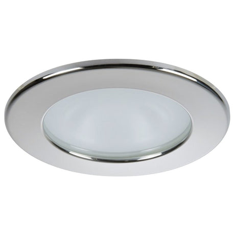 Quick Kai XP Downlight LED - 6W, IP66, Spring Mounted - Round Stainless Bezel, Round Warm White Light - FASP2492X12CD00 - Anchor Express