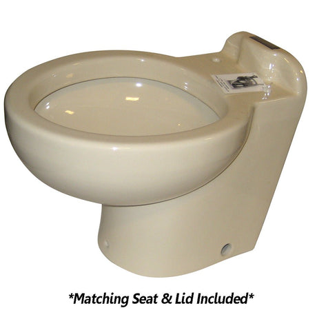 Raritan Marine Elegance - Household Style - Bone - Fresh or Saltwater - Smart Toilet Control - 12v - 220AHS012 - Anchor Express
