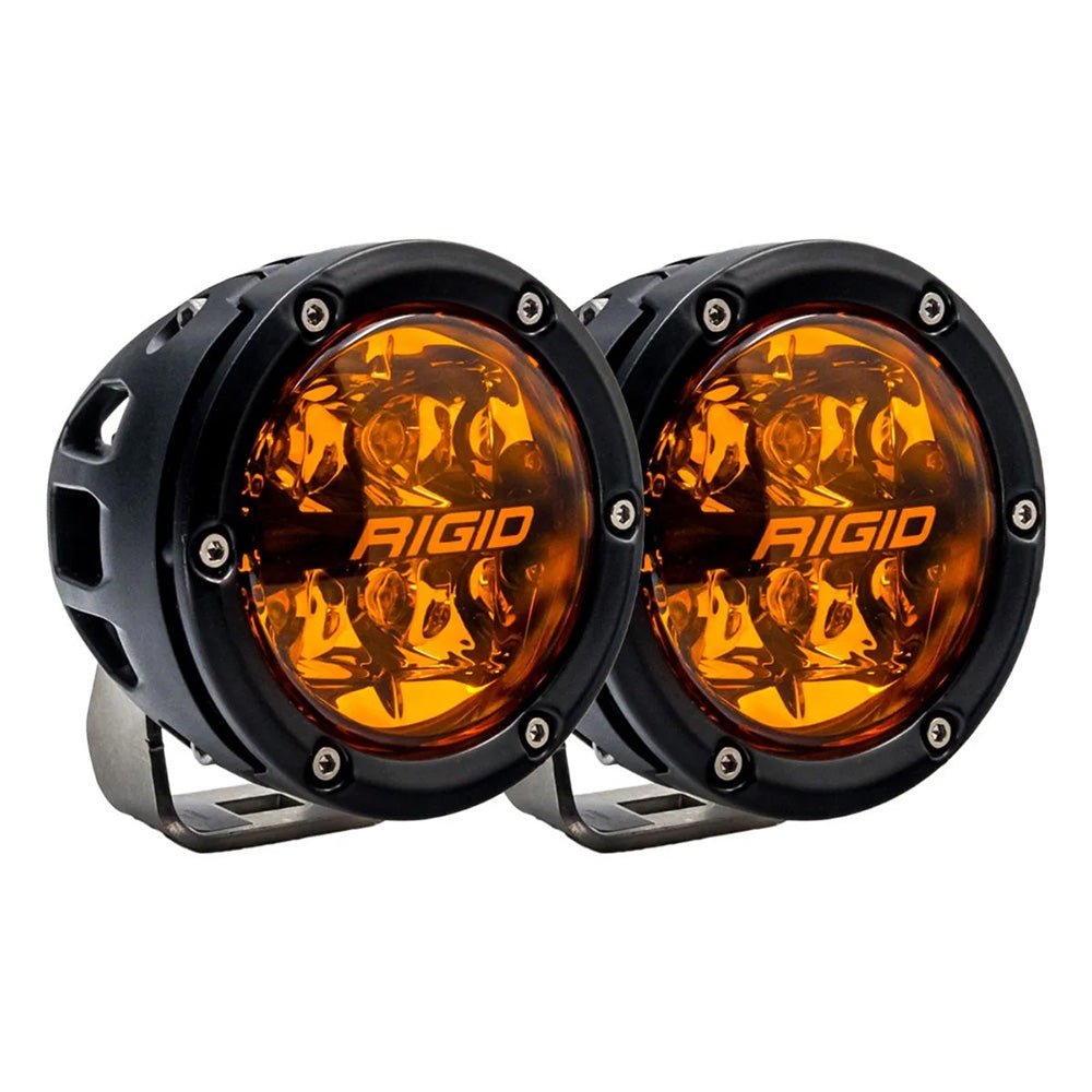 RIGID Industries 360 Series 4" Spot w/Amber Pro Lens - Pair - 36123 - Anchor Express