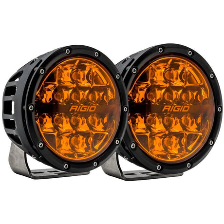 RIGID Industries 360 Series 6" Spot w/Amber Pro Lens - Pair - 36210 - Anchor Express