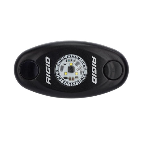 RIGID Industries A - Series Black High Power LED Light Single - Natural White - 480083 - Anchor Express