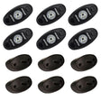 RIGID Industries A - Series Rock Light Kit - 6 Red Lights - Black - 400263 - Anchor Express