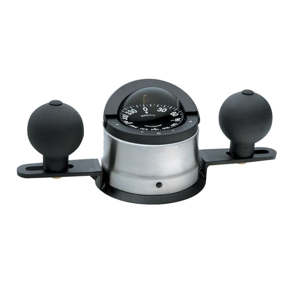 Ritchie B - 200P Navigator Steel Boat Compass - Binnacle Mount - Stainless Steel/Black - B - 200P - Anchor Express
