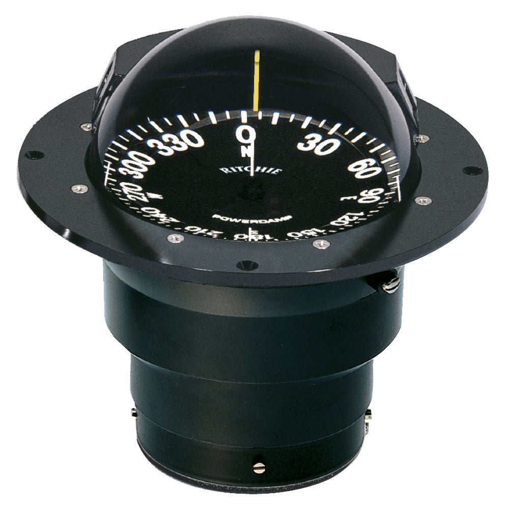 Ritchie FB - 500 Globemaster Compass - Flush Mount - Black - 12V - 5 Degree Card - FB - 500 - Anchor Express
