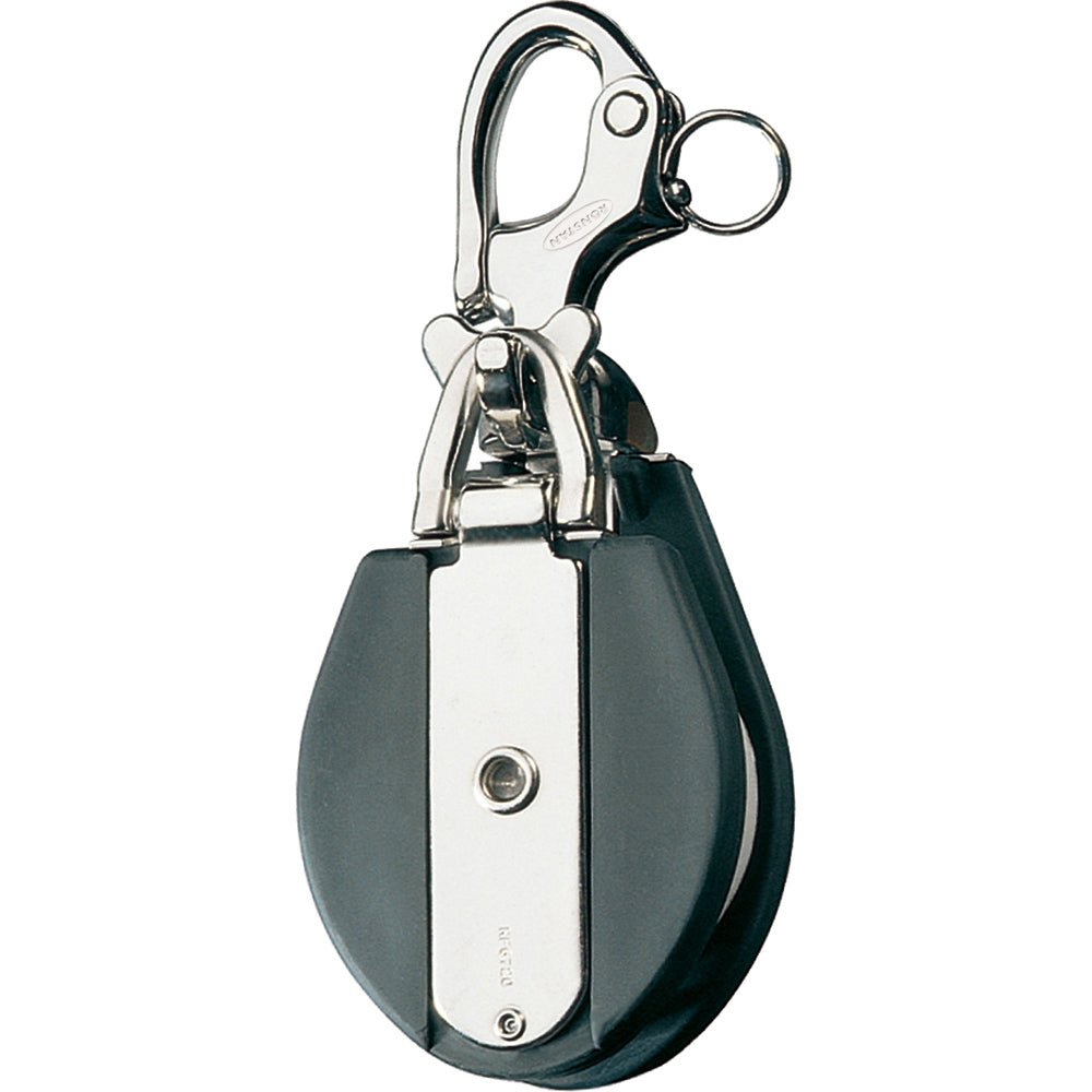Ronstan Snatch Block Acetal Sheave - Single - 12mm (1/2") Max. Rope Diameter - RF6720 - Anchor Express