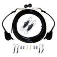 Rupp Single Rigging Kit with Lok - Ups & Nok - Outs - 160' Black Mono - CA - 0172 - MO - Anchor Express
