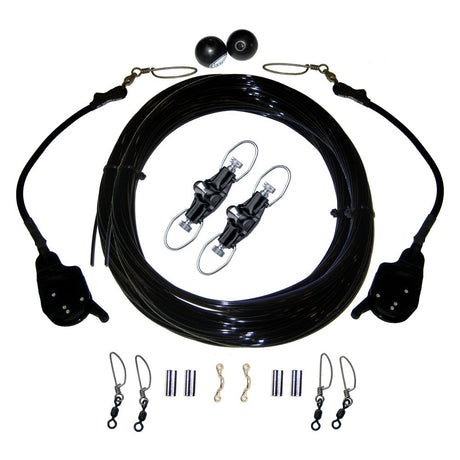 Rupp Single Rigging Kit with Lok - Ups & Nok - Outs - 160' Black Mono - CA - 0172 - MO - Anchor Express