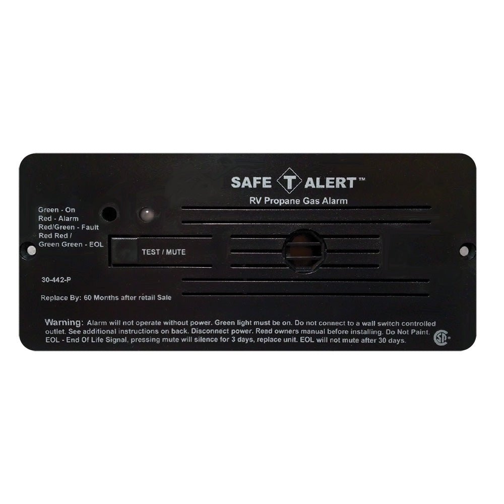 Safe - T - Alert 30 Series 12V RV Propane Alarm - Black - 30 - 442 - P - BL - Anchor Express