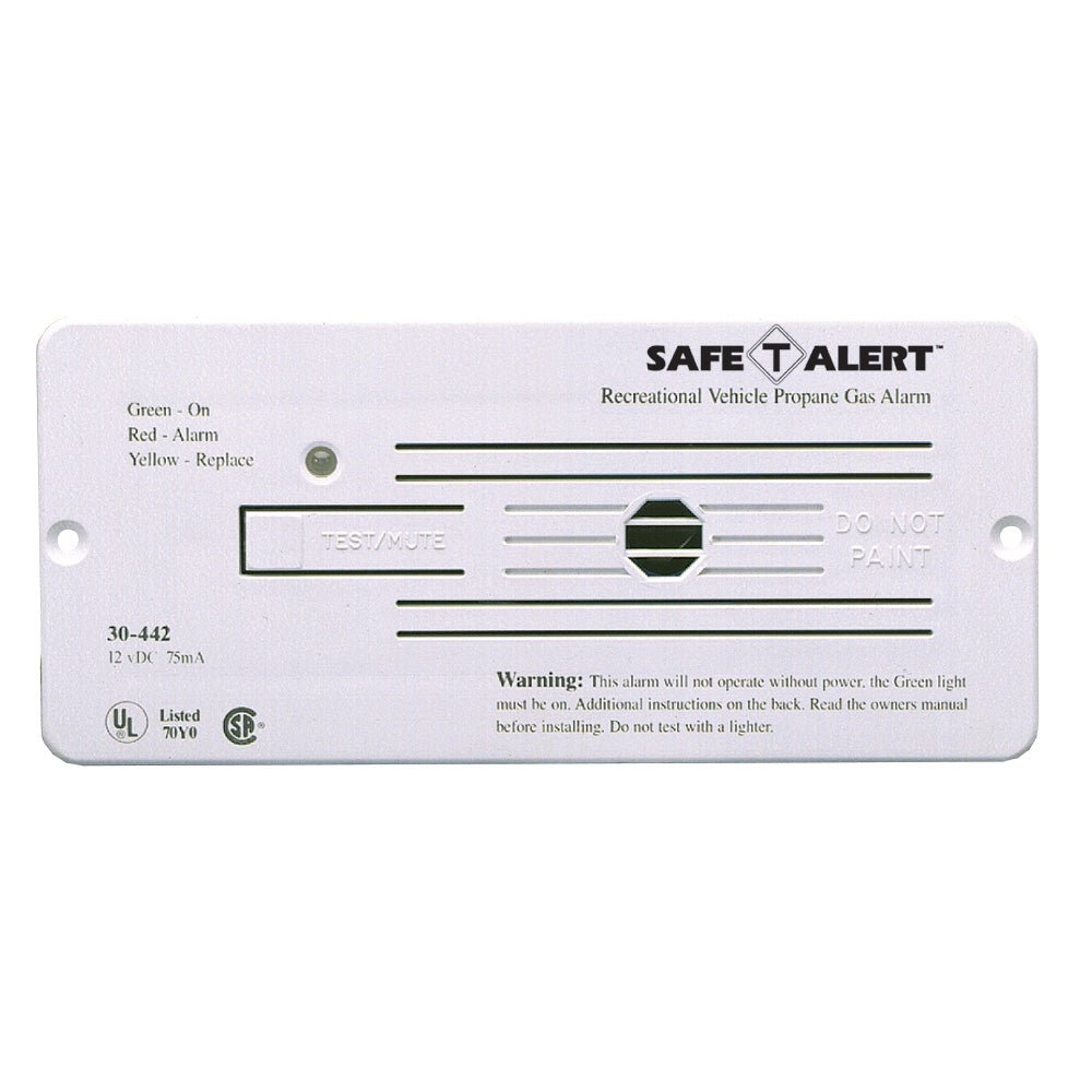 Safe - T - Alert 30 Series 12V RV Propane Alarm - White - 30 - 442 - P - WT - Anchor Express