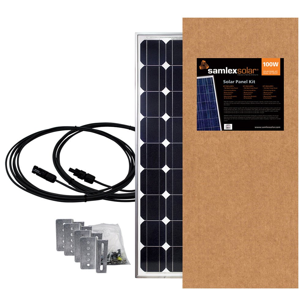 Samlex 100W Solar Panel Kit - SSP - 100 - KIT - Anchor Express