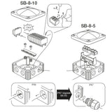 Scanstrut SB - 8 - 10 Junction Box - SB - 8 - 10 - Anchor Express