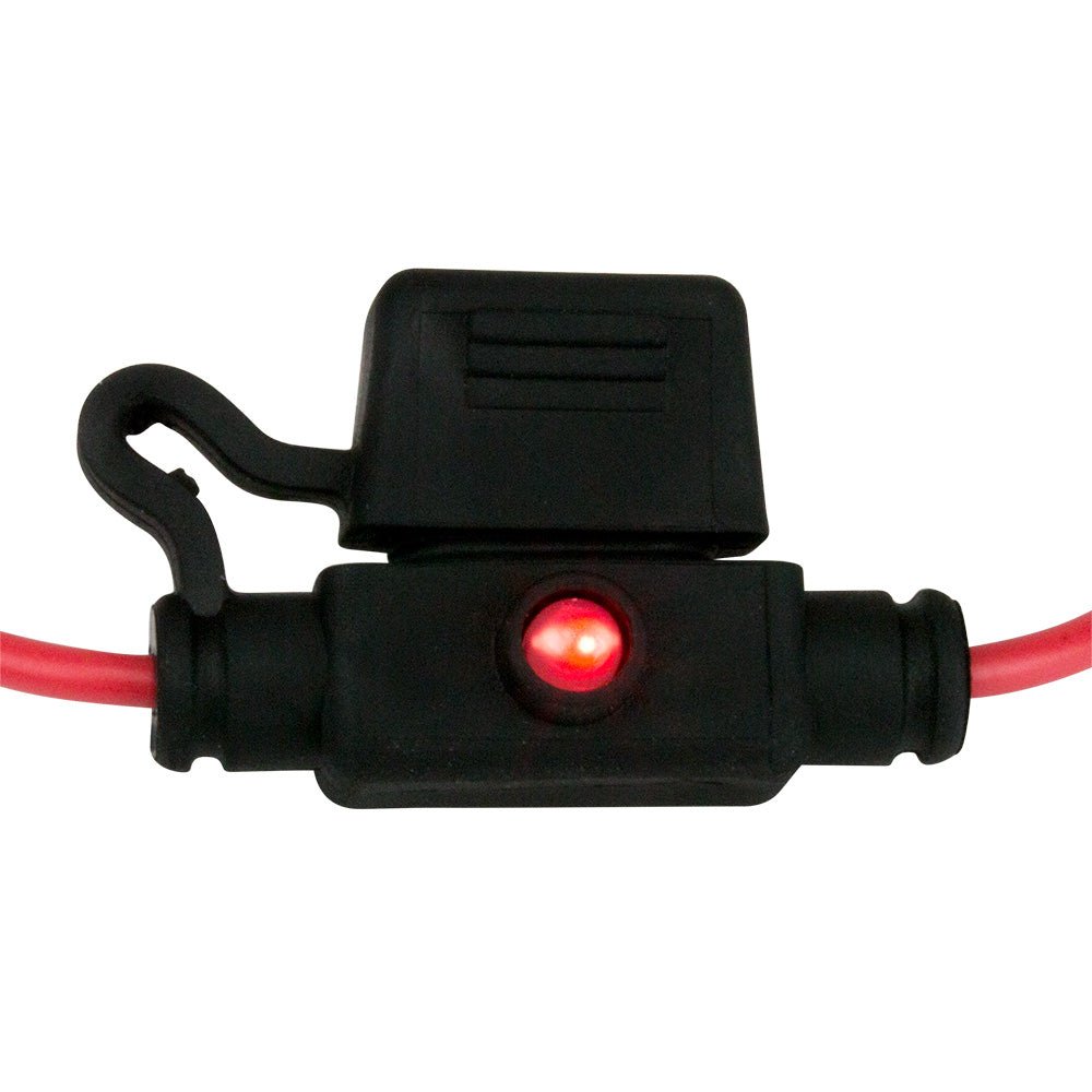 Sea - Dog ATM Mini Style Inline LED Fuse Holder - Up to 30A - 445097 - 1 - Anchor Express