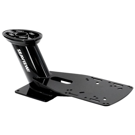 Seaview 13.25" Pre - Drilled Dual Mount f/Most Closed Dome Radars - Black - Top Plate Required - PMADM1M2BLK - Anchor Express