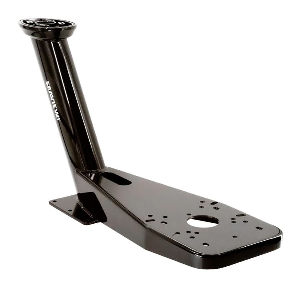 Seaview 23.75" Pre - Drilled Dual Mount f/Open Array Radars Up to 4.5' - Black - Top Plate Required - PMADM2M2BLK - Anchor Express
