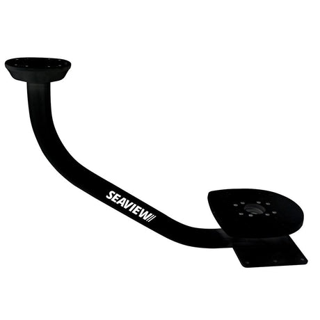 Seaview 28" Pre - Drilled Dual Mount f/Open Array Radars Up to 4.5' - Black - Top Plate Required - PMADM3M1BLK - Anchor Express