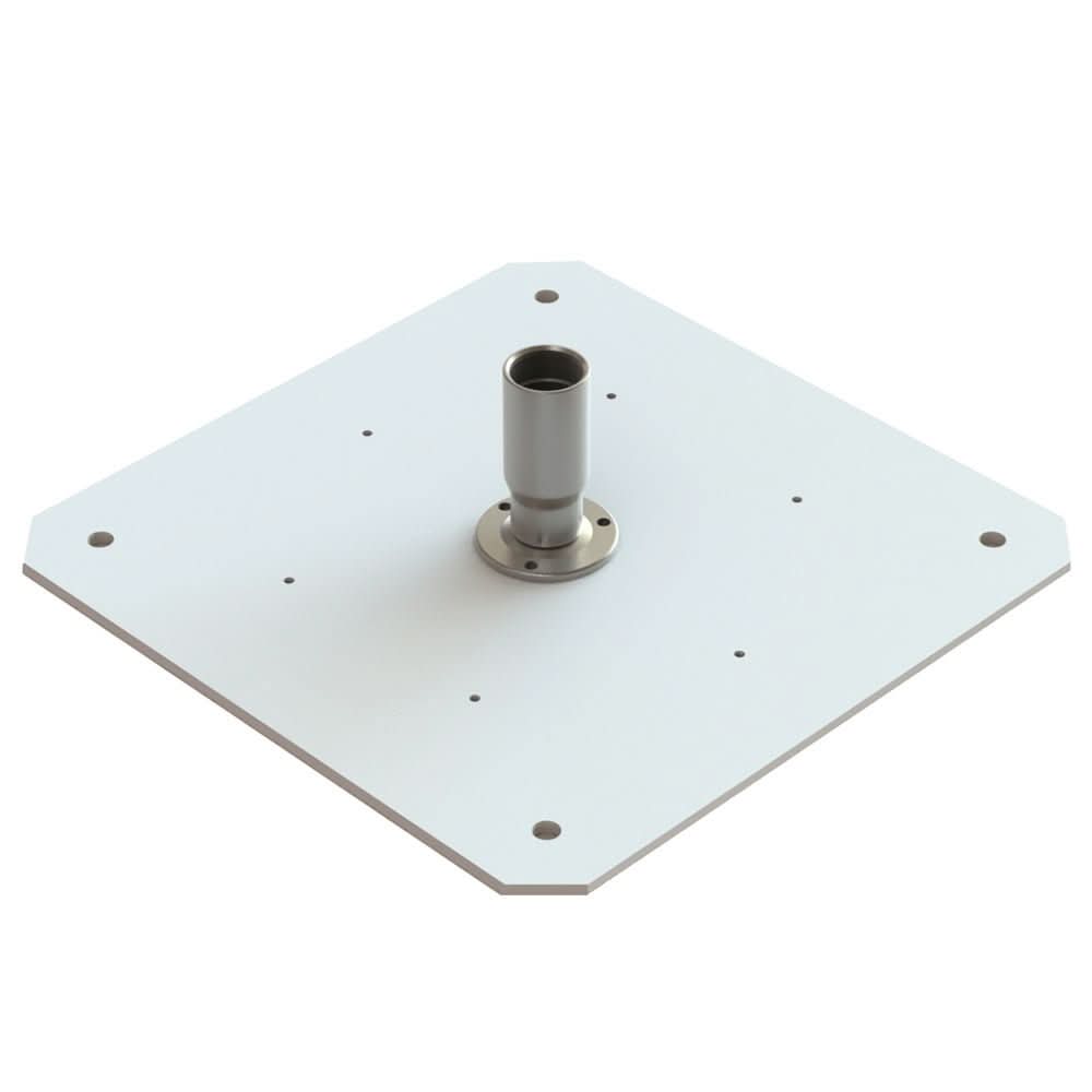Seaview Starlink Adapter Plate f/24" KVH Domes w/Starlink Stainless Steel 1" - 14 Threaded Adapter & Stainless Steel Fixed Base - SVK24STLK - Anchor Express