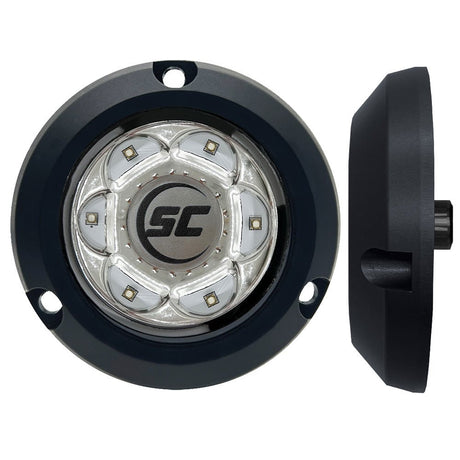 Shadow - Caster SC2 Series Polymer Composite Surface Mount Underwater Light - Great White - SC2 - GW - CSM - Anchor Express