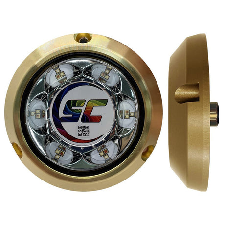 Shadow - Caster SC3 Series CC (Full Color Change) Bronze Surface Mount Underwater Light - SC3 - CC - BZSM - Anchor Express