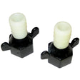 SHURFLO Straight Fitting Wingnut Swivel - 1/2" - 14NPT(F) x 5/8"Barb - 94 - 181 - 02 - Anchor Express