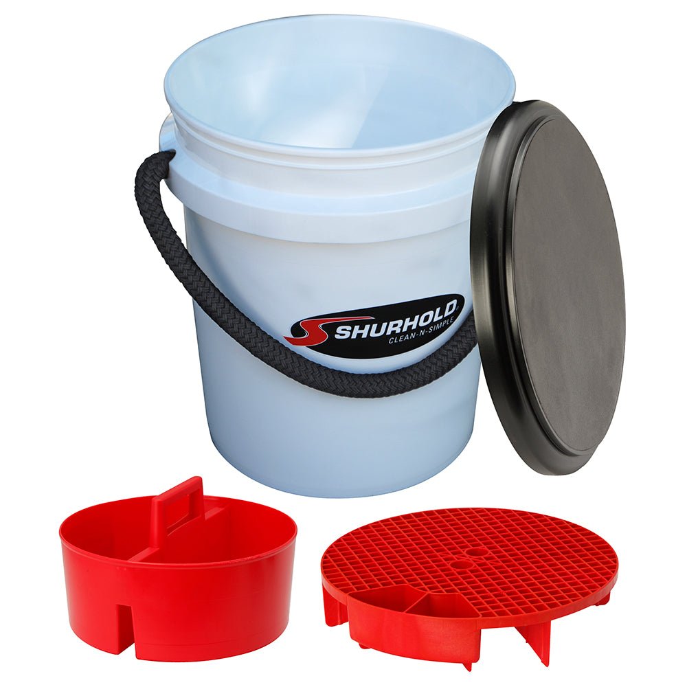 Shurhold One Bucket Kit - 5 Gallon - White - 2461 - Anchor Express