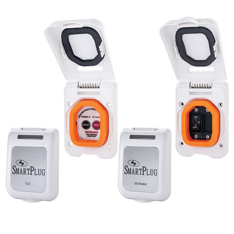 SmartPlug Combo Kit w/ELCI Sensor & 30 Amp Breaker Non - Metallic Door - White - ELCIBRKR30PW - Anchor Express