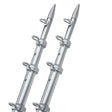 TACO 15' Silver/Silver Outrigger Poles - 1 - 1/8" Diameter - OT - 0442VEL15 - Anchor Express