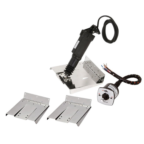 Uflex 12x12 Polished Stainless Steel Trim Tab Kit - MTCP1212LPJ - Anchor Express