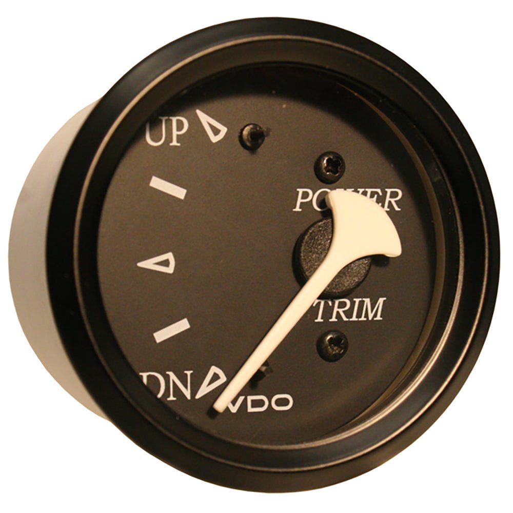 VDO Allentare Black Trim Gauge - For Use with Evinrude/Johnson Engines - 12V - Black Bezel - 382 - 11804 - Anchor Express