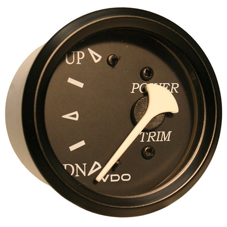 VDO Allentare Black Trim Gauge - For Use with Mercury/Volvo/Yamaha 2001+ Engines - 12V - Black Bezel - 382 - 11803 - Anchor Express