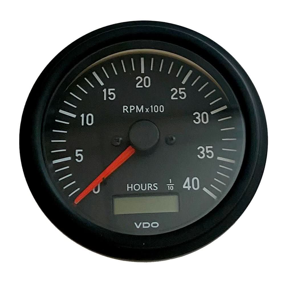 VDO Cockpit International Gen II 4K RPM Tachometer w/Hourmeter - 333 - 93500 - Anchor Express