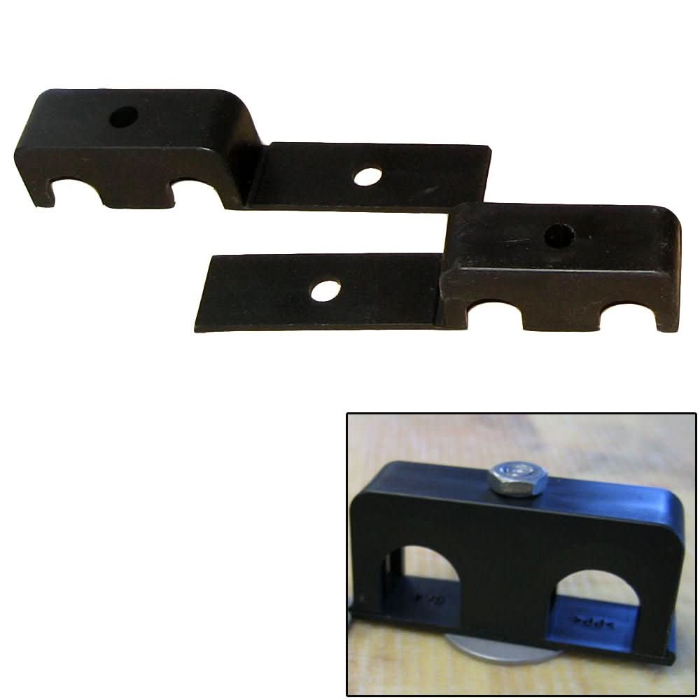 Weld Mount Double Poly Clamp for 1/4" x 20 Studs - 1/2" OD - Requires 1.5" Stud - Qty. 25 - 80500 - Anchor Express