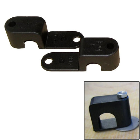 Weld Mount Single Poly Clamp for 1/4" x 20 Studs - 1/2" OD - Requires 1.5" Stud - Qty. 25 - 60500 - Anchor Express