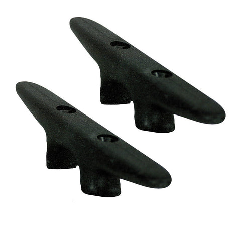 Whitecap Black Nylon Cleat 6" Pair - 3421BP - Anchor Express