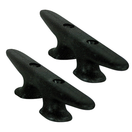 Whitecap Black Nylon Cleat 8" Pair - 3439BP - Anchor Express