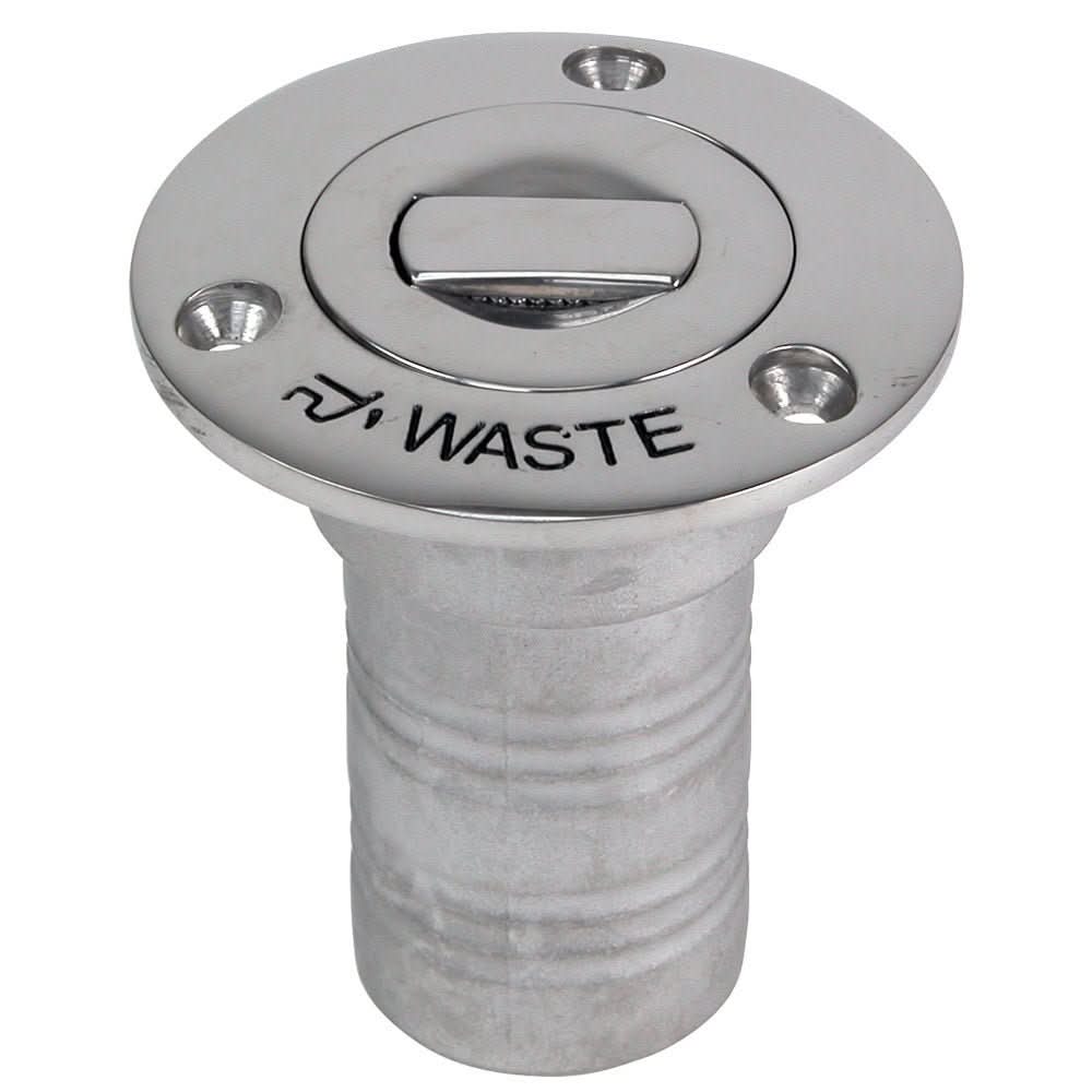 Whitecap Bluewater Push Up Deck Fill - 1 - 1/2" Hose - Waste - 6996CBLUE - Anchor Express
