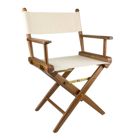 Whitecap Director's Chair w/Natural Seat Covers - Teak60044 - 60044 - Anchor Express