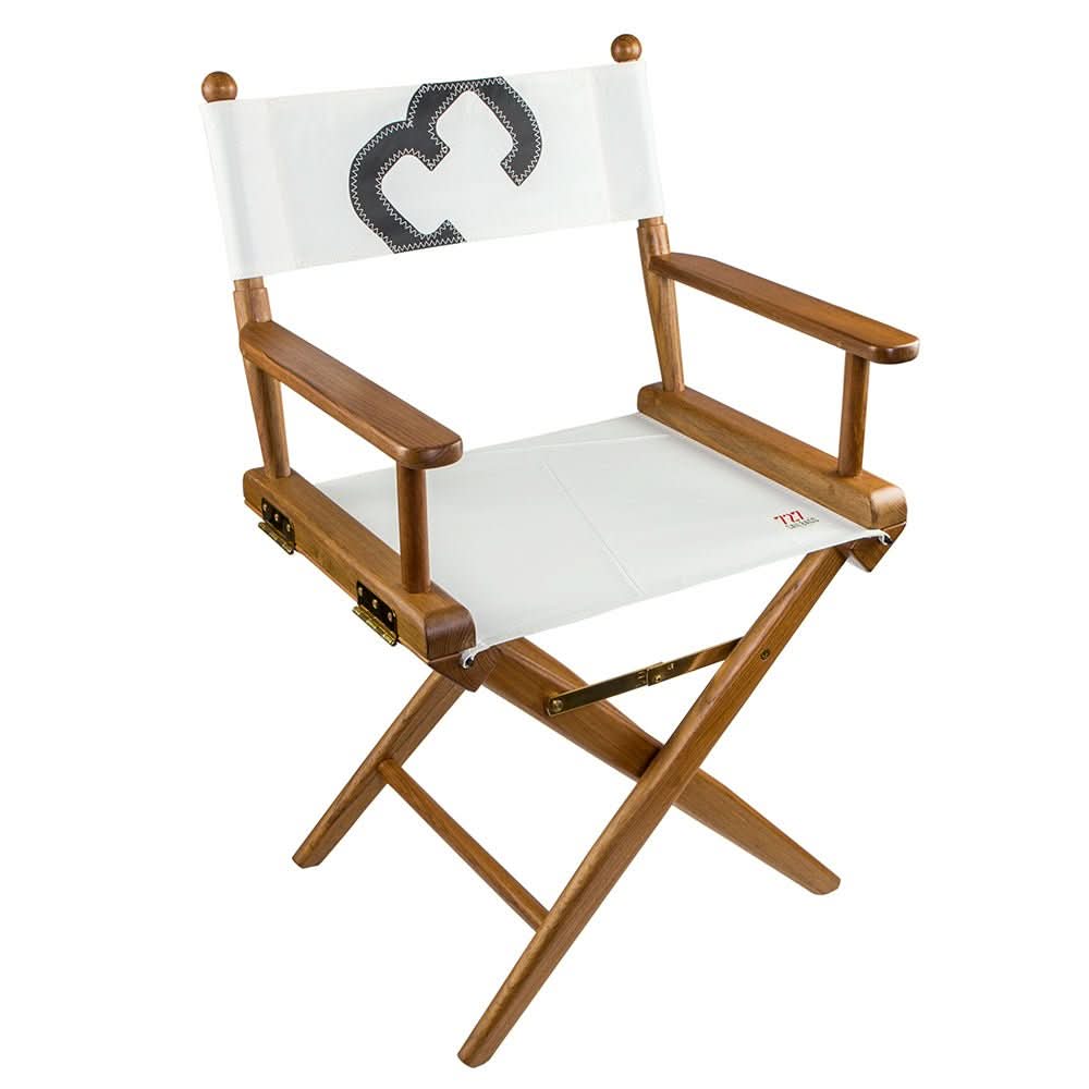 Whitecap Director's Chair w/Sail Cloth Seating - Teak61044 - 61044 - Anchor Express