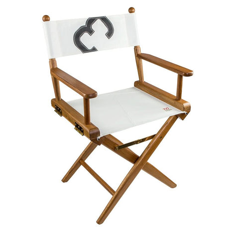 Whitecap Director's Chair w/Sail Cloth Seating - Teak61044 - 61044 - Anchor Express