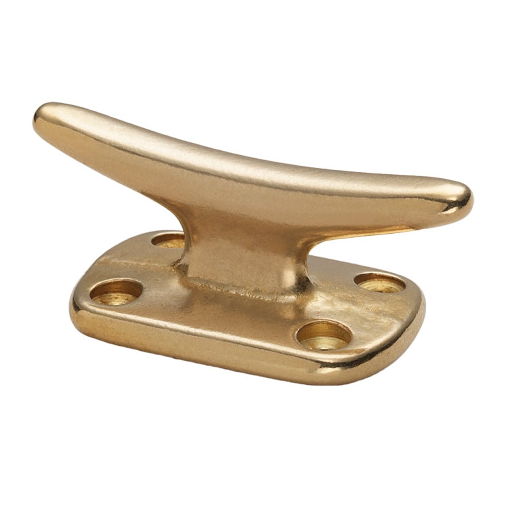 Whitecap Fender Cleat - Polished Brass - 2" - S - 976BC - Anchor Express