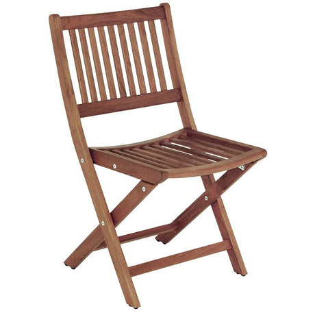 Whitecap Folding Chair - Teak63071 - 63071 - Anchor Express