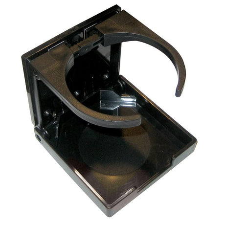 Whitecap Folding Drink Holder - Black Nylon - S - 5085P - Anchor Express