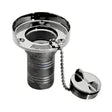 Whitecap Gas Hose Deck Fill with Splash Guard - 1 - 1/2" Chain - 6001 - Anchor Express