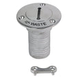 Whitecap Hose Deck Fill - 1 - 1/2" Hose Waste - 6126C - Anchor Express