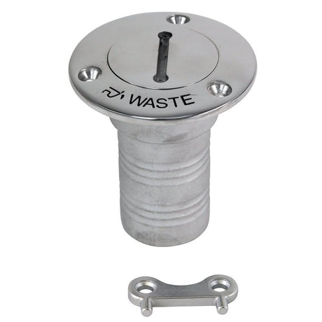 Whitecap Hose Deck Fill - 1 - 1/2" Hose Waste - 6126C - Anchor Express