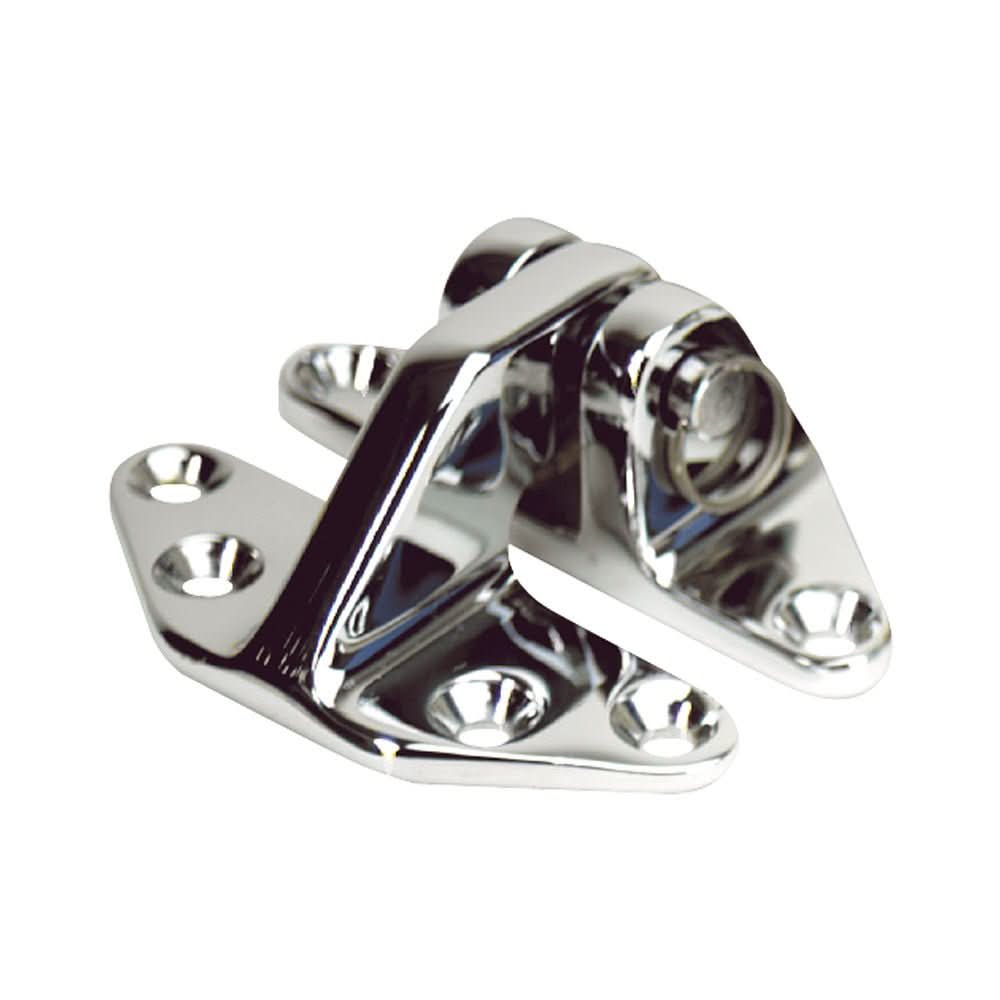 Whitecap Standard Hatch Hinge - CP/Brass - 2 - 5/8" x 3 - 1/8" - S - 990C - Anchor Express