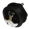Whitecap T - Handle Latch - Chrome Plated Zamac/Black Nylon - No Lock - Freshwater Use Only - S - 230BC - Anchor Express
