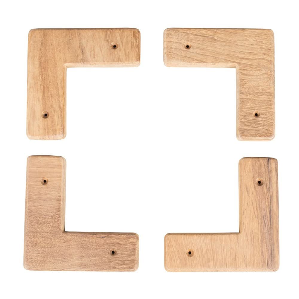 Whitecap Teak Cooler/Box Chocks - 4 Pack - 60329 - Anchor Express