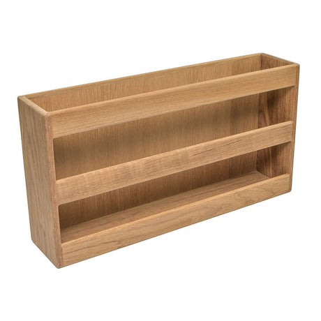 Whitecap Teak Double - Wide Magazine Rack - 62508 - Anchor Express
