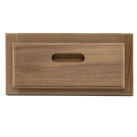 Whitecap Teak Drawer/Door Front & Frame - 12"W x 6"H - 60730 - Anchor Express